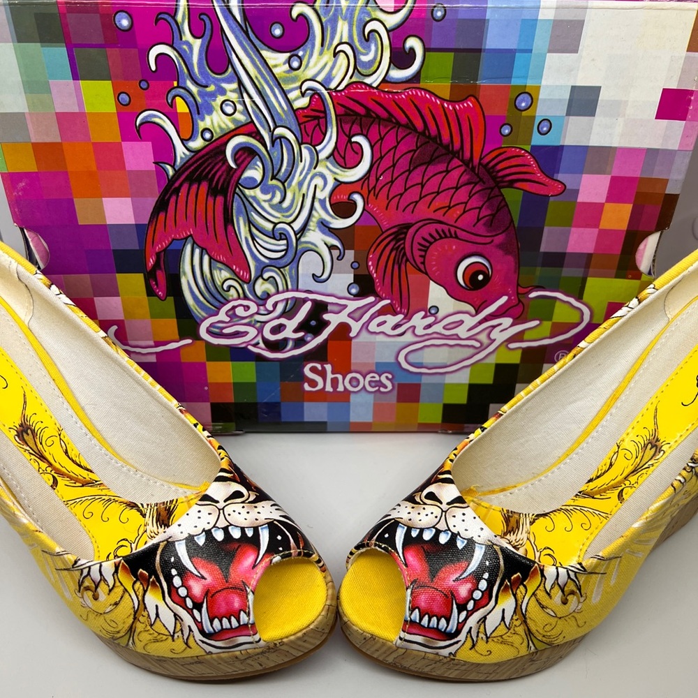 Ed Hardy Casablanca Wedge Platform